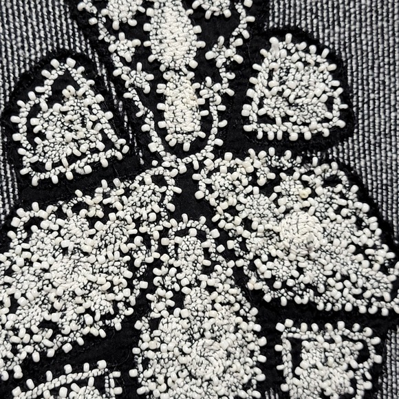 Ecote Gray Embellished Open Front Cardigan Sweater Women's Size S - Picture 5 of 7